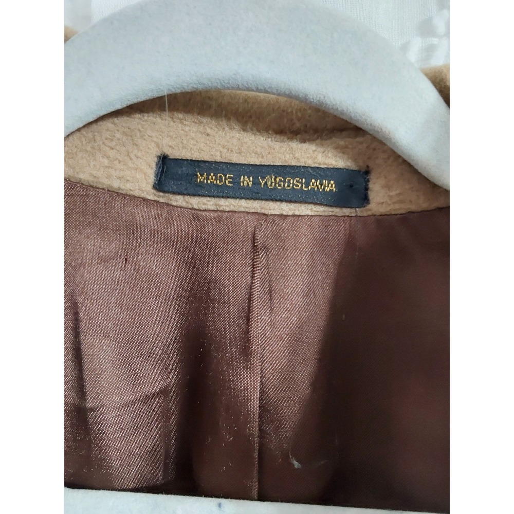 100%‎ Black Diamond Cashmere Men's Vintage Overcoat - Picture 4 of 4